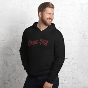 Copper Still Printed Logo Hoodie